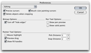 edit preferences