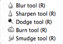 blur tools