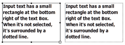 input text